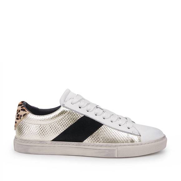NEW VINTAGE HAVANA kendall sneakers in washed gold/white